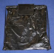 100 x Black PVC Drawstring Bags - New & Boxed Stock - See Pictures For More Details - CL008 - Ref