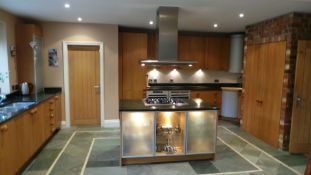 1 x Beautifully Crafted Bespoke Johnson & Johnson Fitted Kitchen - Rustic Solid Oak Doors, Modern