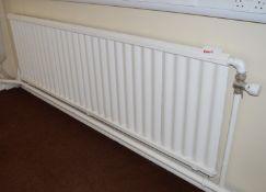 1 x Cast Iron Radiator With Danfoss Valve - H62 x W170cms - Ref RAD9 2F - CL110 - Location: