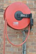 1 x Arco Wall Mounted Fire Hose With Open Supply Valve - Ref L25 - CL110 - Location: Liverpool L20