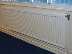 1 x Twin Panel Radiator With Valve - Size: 160 x 60 cms - Ref L314 1F - CL110 - Buyer to Dismantle