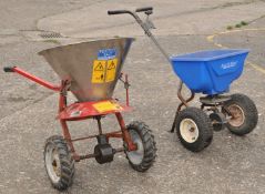 2 x Salt Spreaders Consisting of Peacock Dolomite SPT50 and Earth Way High Output - Ref L33 -