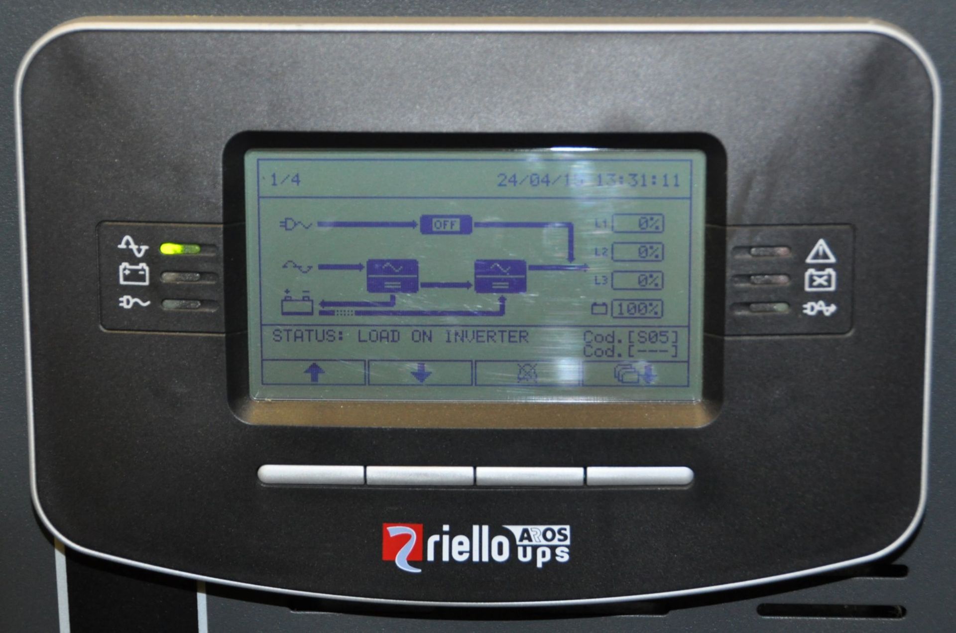 1 x Riello Multi Sentry MST 40kVA UPS - On Line Transformerless UPS Three Phase Input and Output - - Image 3 of 4