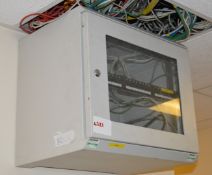 1 x Wall Mounted Patch / Network Cabinet - Ref L321 1F - CL110 - Location: Liverpool L20