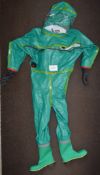 1 x Respirex Respiratory Protective Clothing Training Suit PRPS - One Piece Gas Tight Chemical
