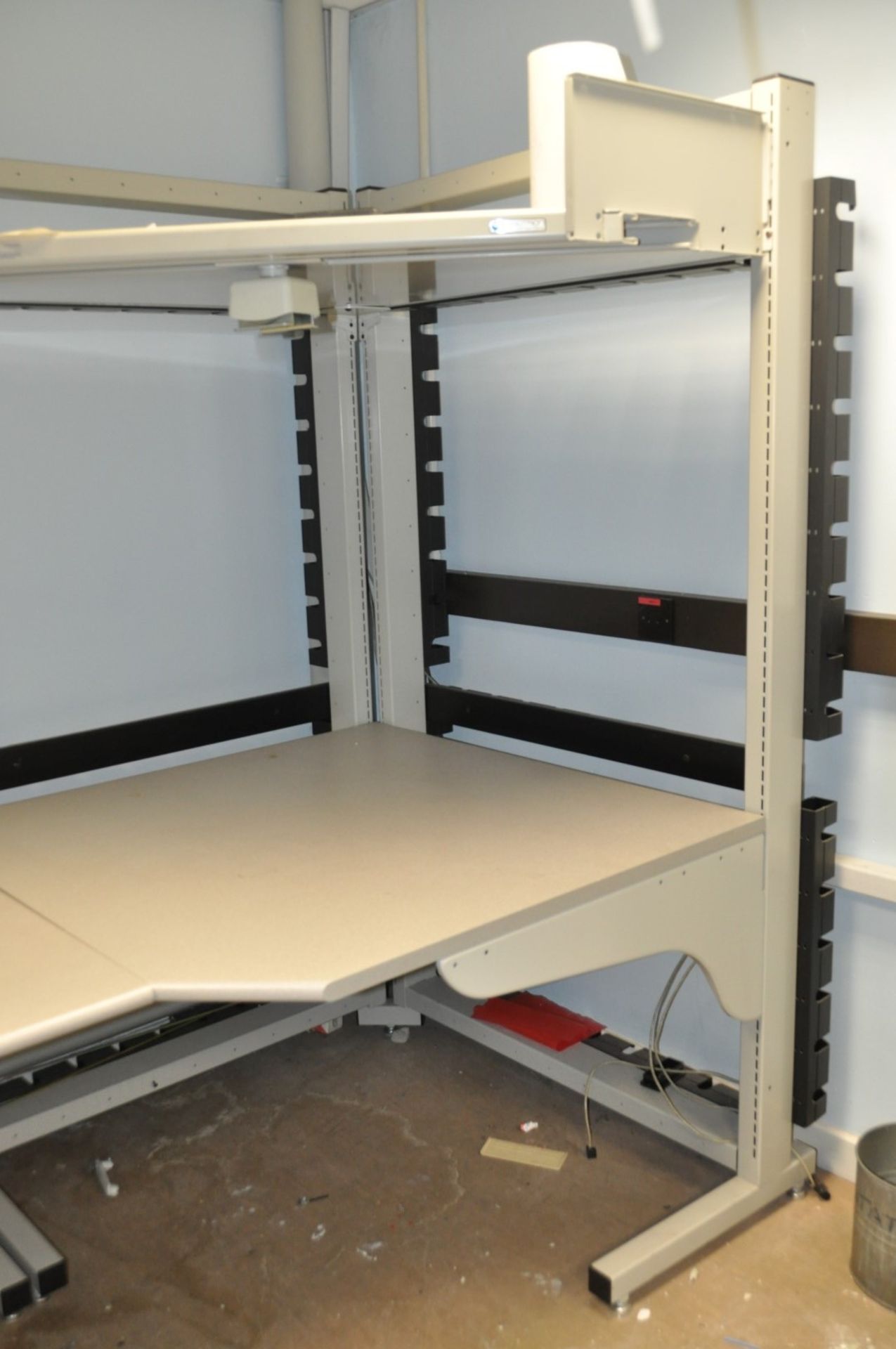 1 x Comrac Server Room Workstation Desk - H196 x W202 x D126 cms - Ref L46 1F - CL110 - Location: - Image 2 of 6