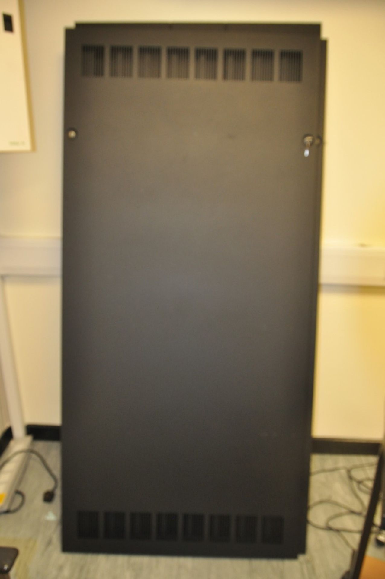 3 x Black Server Cabinet Enclosures - Includes Accessories Such as PSU Units, Plug Extensions, - Image 8 of 12