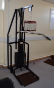 1 x Gym Pulldown Weights Machine - Size: H203 x W67 x D102 cms - Ref L332 2FGYM - CL110 -