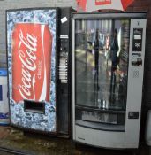 2 x Large Vending Machines For Food and Drink - Spares or Repairs - Require Servicing - CL110 -