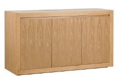 1 x Mark Webster Scandia Large Three Door Sideboard With Internal Shelves and Drawer - Finished in