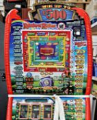 1 x "RAINBOW RICHES" Arcade Fruit Machine - Manufacturer: Barcrest - *BADLY DAMAGED - SEE BELOW* £