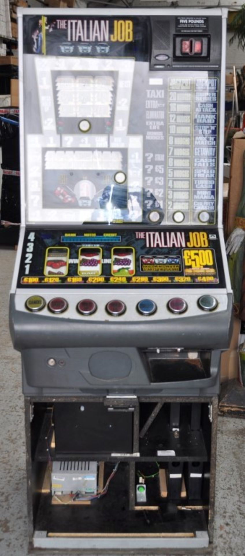 1 x "THE ITALIAN JOB" Arcade Fruit Machine - RARE - Officially Licensed Product - Manufacturer: - Image 7 of 8