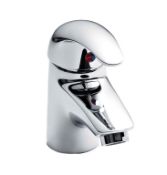 1 x Ross Mono Basin Mixer Tap (40mm) – Modern Design - Minimum pressure (0.2) bar - Chrome