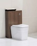 1 x Vogue ARC Bathroom BTW Cistern Unit Top Shelf- WALNUT - Type 2E - Manufactured to the Highest