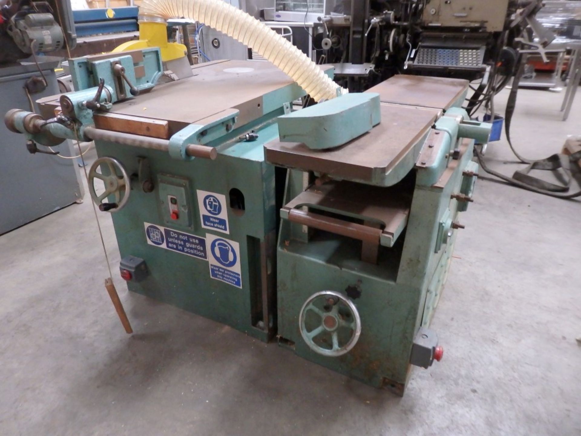 1 x COOKSLEY HEAVY DUTY UNIVERSAL MACHINE,(12"X9" PLANER THICKNESSER & 16" SAW COMBINATION) - Ref - Image 11 of 12