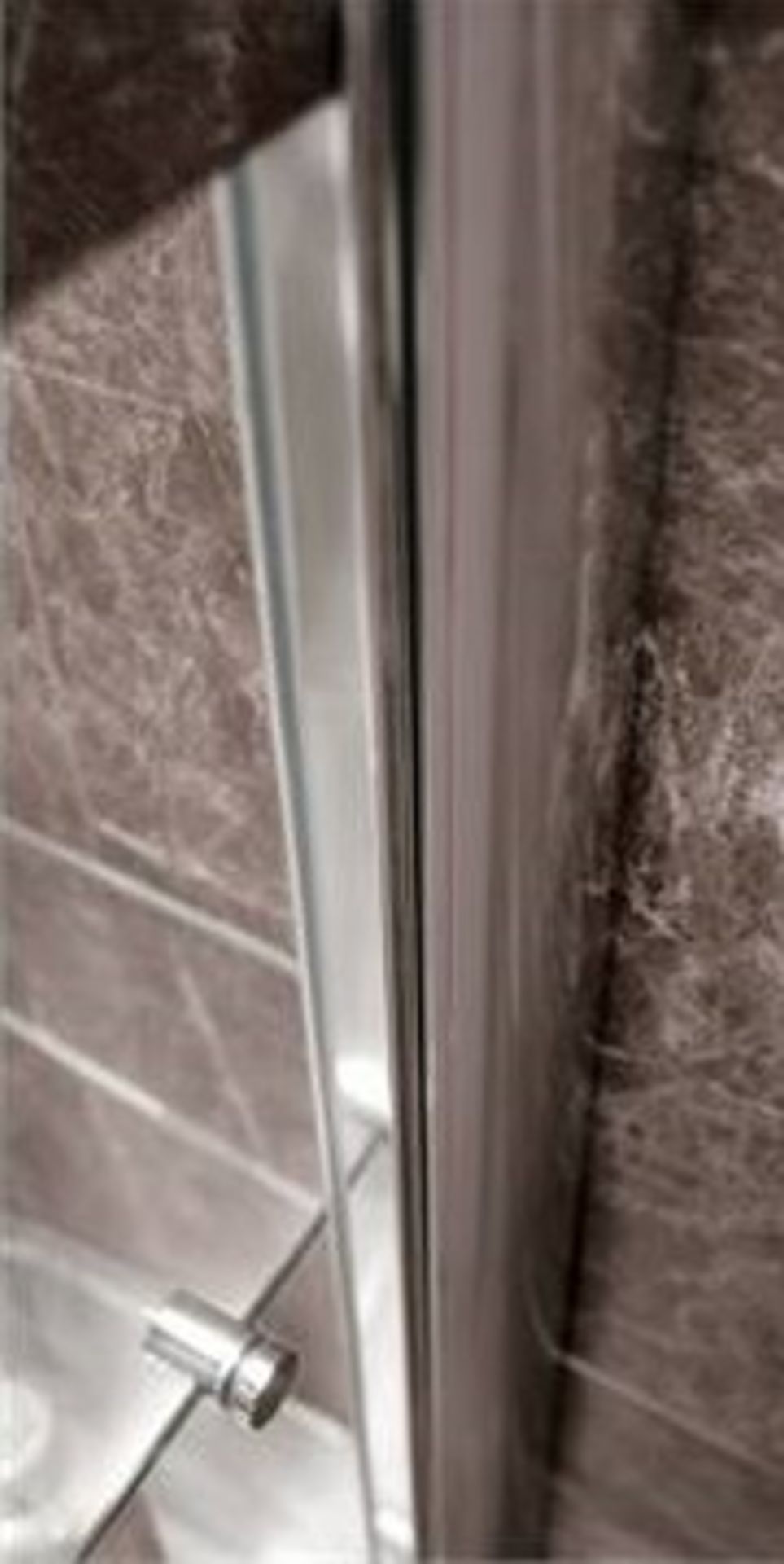 1 x Vogue Tetris Aqua Lotus Left Hand Shower Enclosure With Slimstone Stone Resin Low Profile Shower - Image 3 of 11