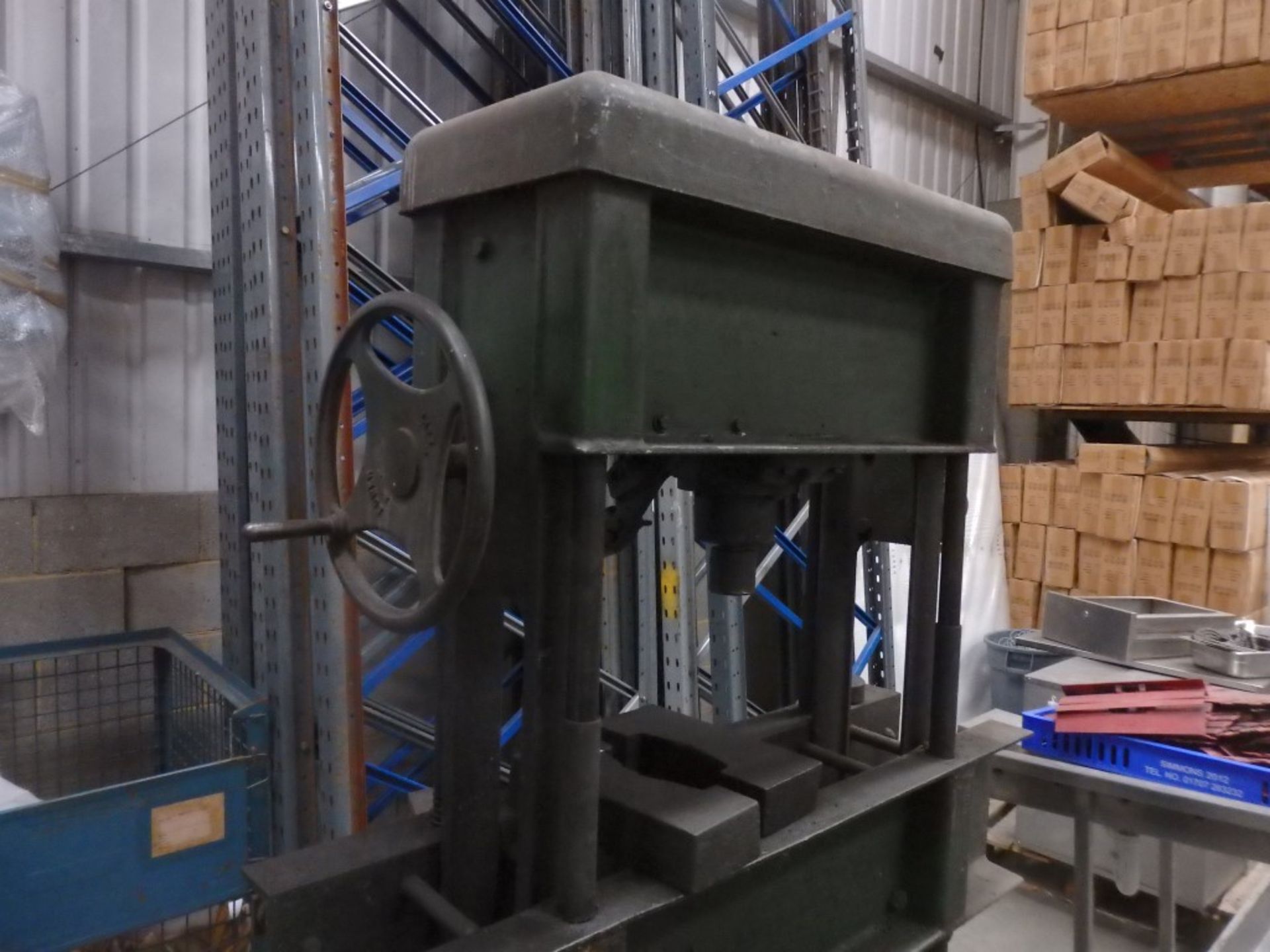 1 x Caltec Large Hydraulic Press - Ref WPM104 - CL057 - Location: Welwyn, Hertfordshire, AL7Viewings - Image 8 of 8