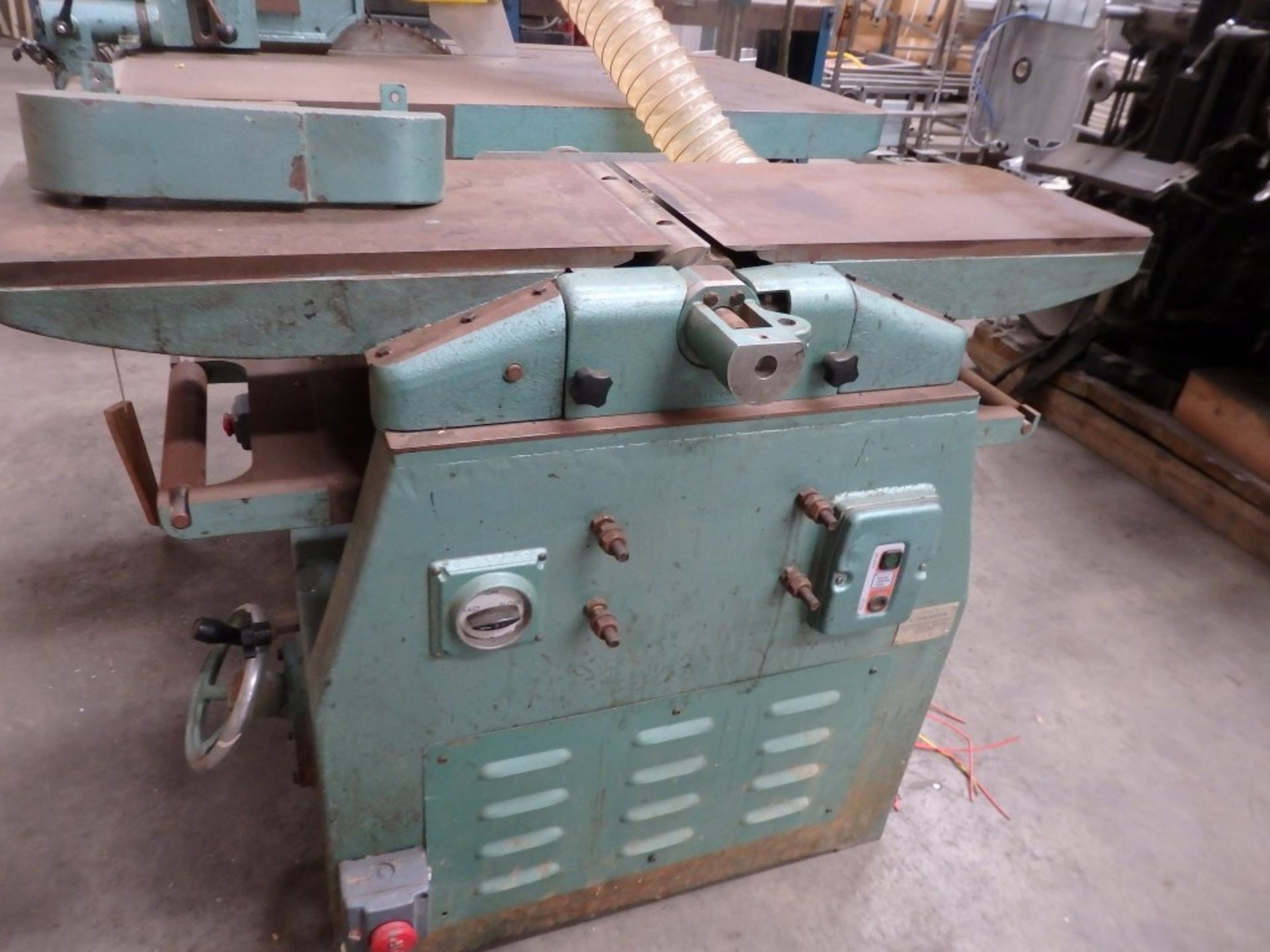 1 x COOKSLEY HEAVY DUTY UNIVERSAL MACHINE,(12"X9" PLANER THICKNESSER & 16" SAW COMBINATION) - Ref - Image 5 of 12