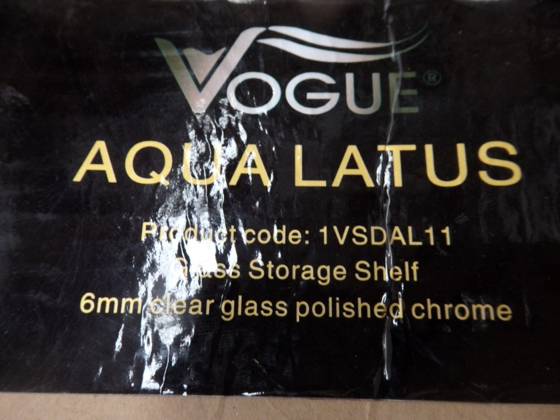 1 x Vogue Bathroom Aqua Latus Unit Cubicle Glass Shower Cabinet - 4 Storage Shelves, Corner Fixing - Image 2 of 2