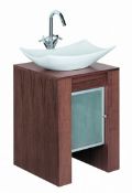 1 x Arc Series 2 type D slimset unit & basin in Natural Oak - RRP £790 Arc Series 2 type D slimset