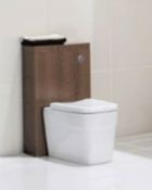 1 x Vogue ARC Bathroom BTW Cistern Unit With Top Shelf - Natural Oak - Type 2E - Manufactured to the