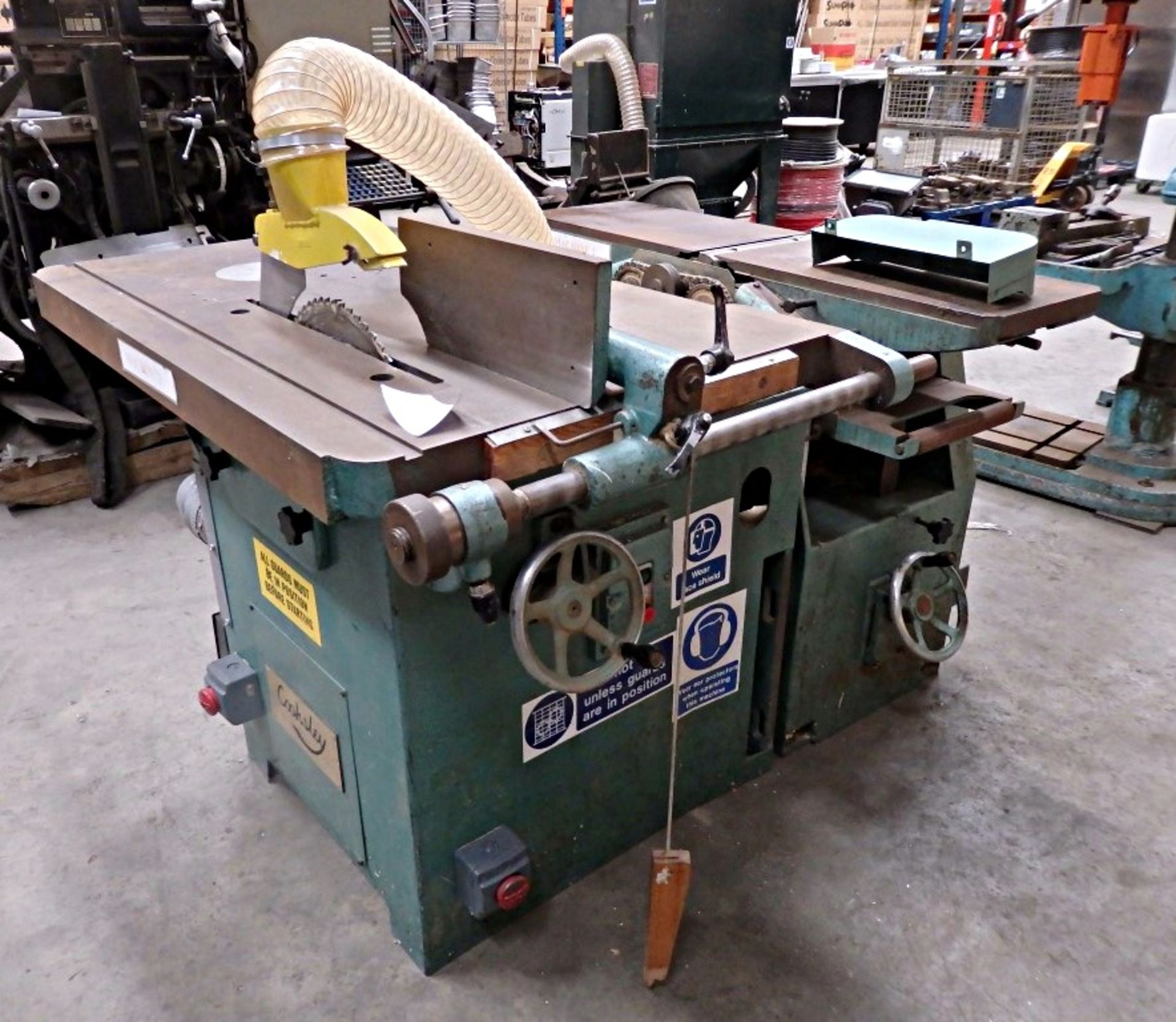 1 x COOKSLEY HEAVY DUTY UNIVERSAL MACHINE,(12"X9" PLANER THICKNESSER & 16" SAW COMBINATION) - Ref