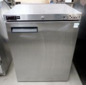 1 x Williams LP5SC SS Single Undercounter Freezer - Stainless Steel - Used - Ref WPM088 - CL057 -