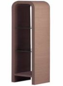 1 x Vogue ARC Bathroom Shelving Unit - Natural Oak - Type Series 1 1400mm - Manufactured to the