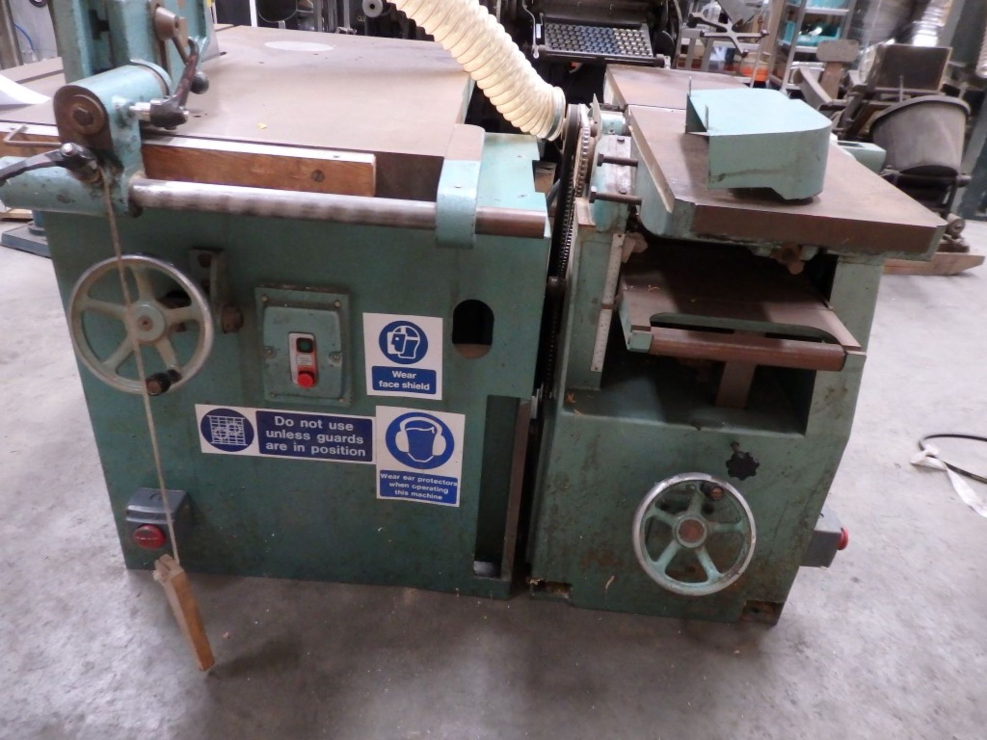 1 x COOKSLEY HEAVY DUTY UNIVERSAL MACHINE,(12"X9" PLANER THICKNESSER & 16" SAW COMBINATION) - Ref - Image 4 of 12