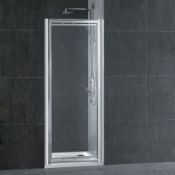 1 x Vogue Aqua Latus 800mm Infold Shower Door - Each enclosure is manufactured from 8mm tempered