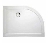 1 x Slimstone Low Profile Offset Left Hand Quad Shower Tray - Vogue Bathroom - Brand New Sealed