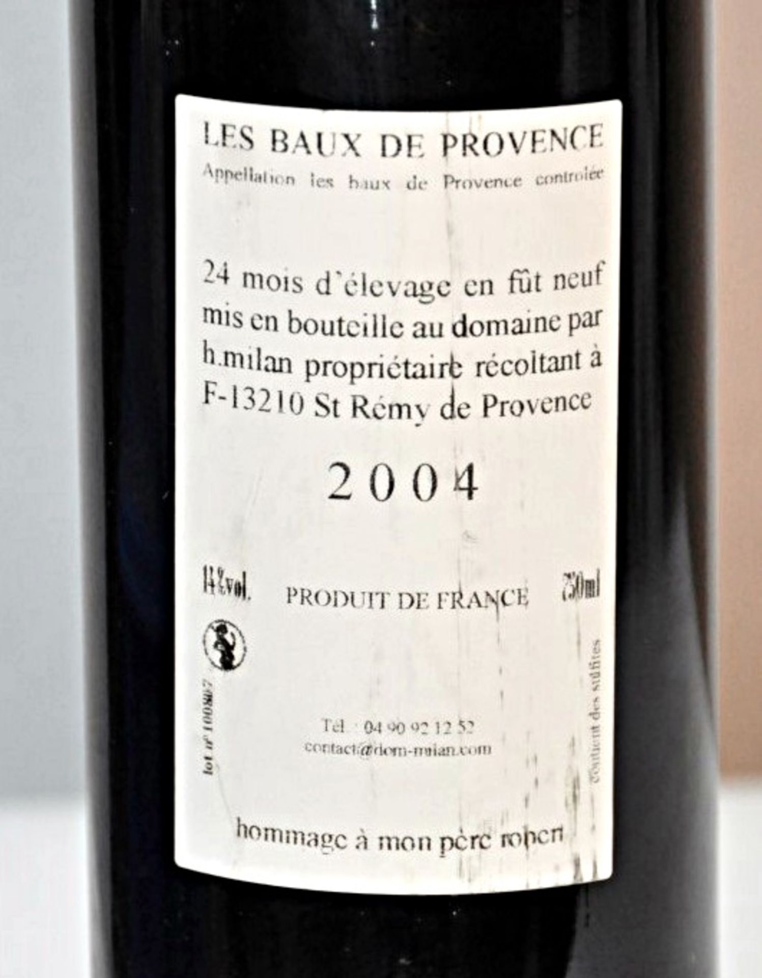 2 x Clos Milan Ultime Red - Henri Milan, Provence – French Wine – 2004 – 75cl Bottle - Volume - Image 3 of 3