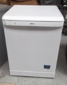 1 x BEKO Dishwasher - Model DSFN1534W - Unchecked Customer Return, Unboxed - Ref Dis5 - CL007 -