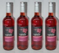4 x Bottles of Vanda MERLOT ROSE South Eastern Australian Wine - NV - 75cl - 13.5% Volume -