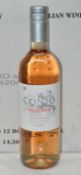 1 x Bottle of Conto Vecchio Pinot Grigio Delle Venezie Blush Wine - 75cl - 12% Volume - CL103 -