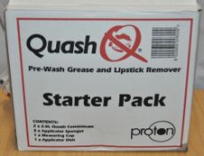 1 x Proton Quash Glass  Lipstick Remover Starter Pack - Unused Stock - CL105 - Ref LON63 - Ideal For