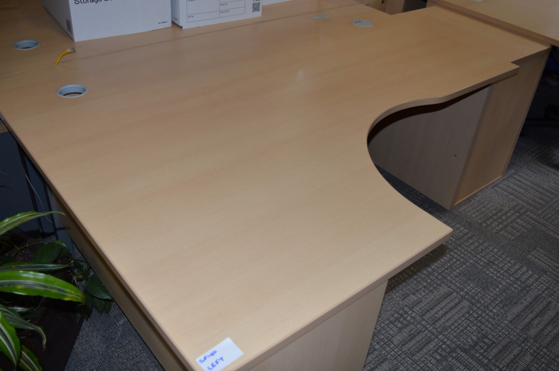 1 x Ergonomic Office Desk With Office Chair - Left Hand - Quality Modern Office Desk With Birch - Image 5 of 7