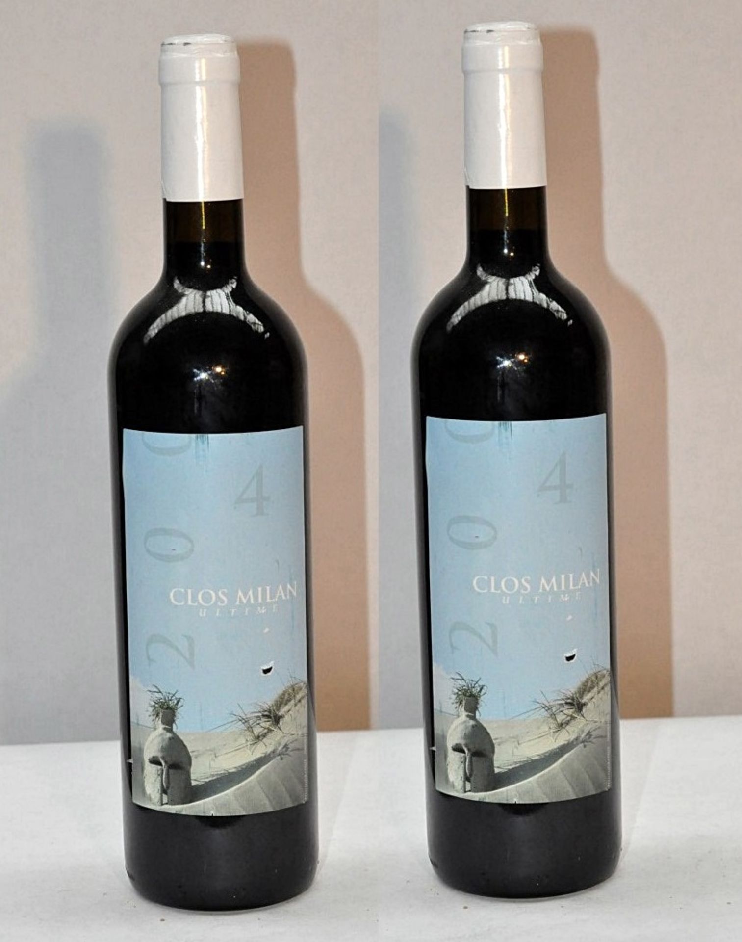 2 x Clos Milan Ultime Red - Henri Milan, Provence – French Wine – 2004 – 75cl Bottle - Volume
