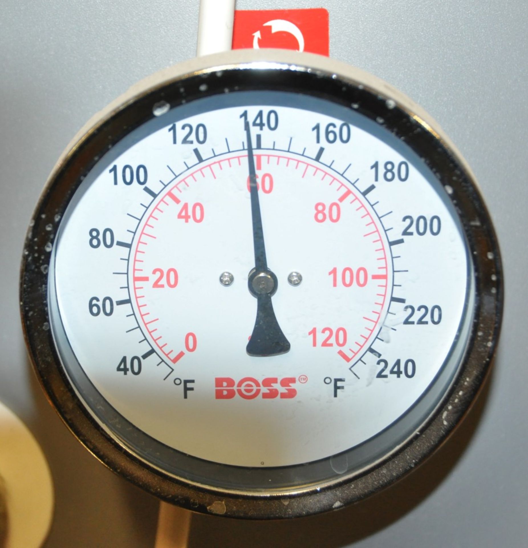 1 x Emmersion Heater Tank With Boss Pressure Gauge and Electronic Controls - Height 155cm - Buyer to - Image 7 of 7