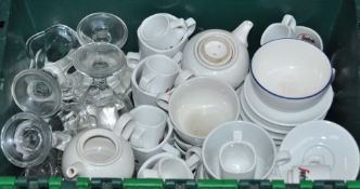 80 x Item Of Assorted Crockery - Includes Expresso Cups, Saucers, Tea Pots etc - Various Designs -