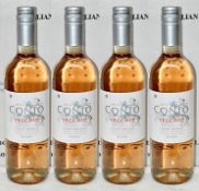 4 x Bottles of Conto Vecchio Pinot Grigio Delle Venezie Blush Wine - 75cl - 12% Volume - CL103 - Ref