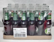 24 x Britvic J20 Juice Drinks - Apple & Raspberry - 330ml Bottles - Best Before Date: FEB 2016 - Ref