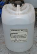 2 x Deionised Water Containers - 25 Litre Containers - Commercially Used For Car Batteries or