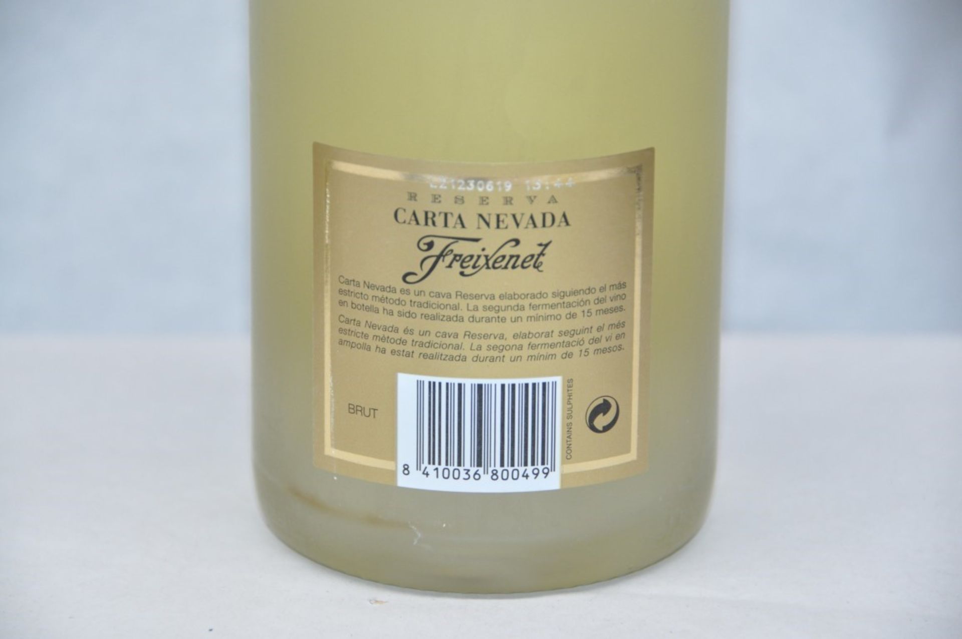 1 x Reserva Freixenet Carta Nevada Cava - 75cl Bottle - Sealed UK Stock - 11.5% Volume - CL103 - Ref - Image 2 of 4