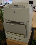 1 x HP Workgroup Colour Laserjet Printer - Model C9661A - From Working Office Environment -