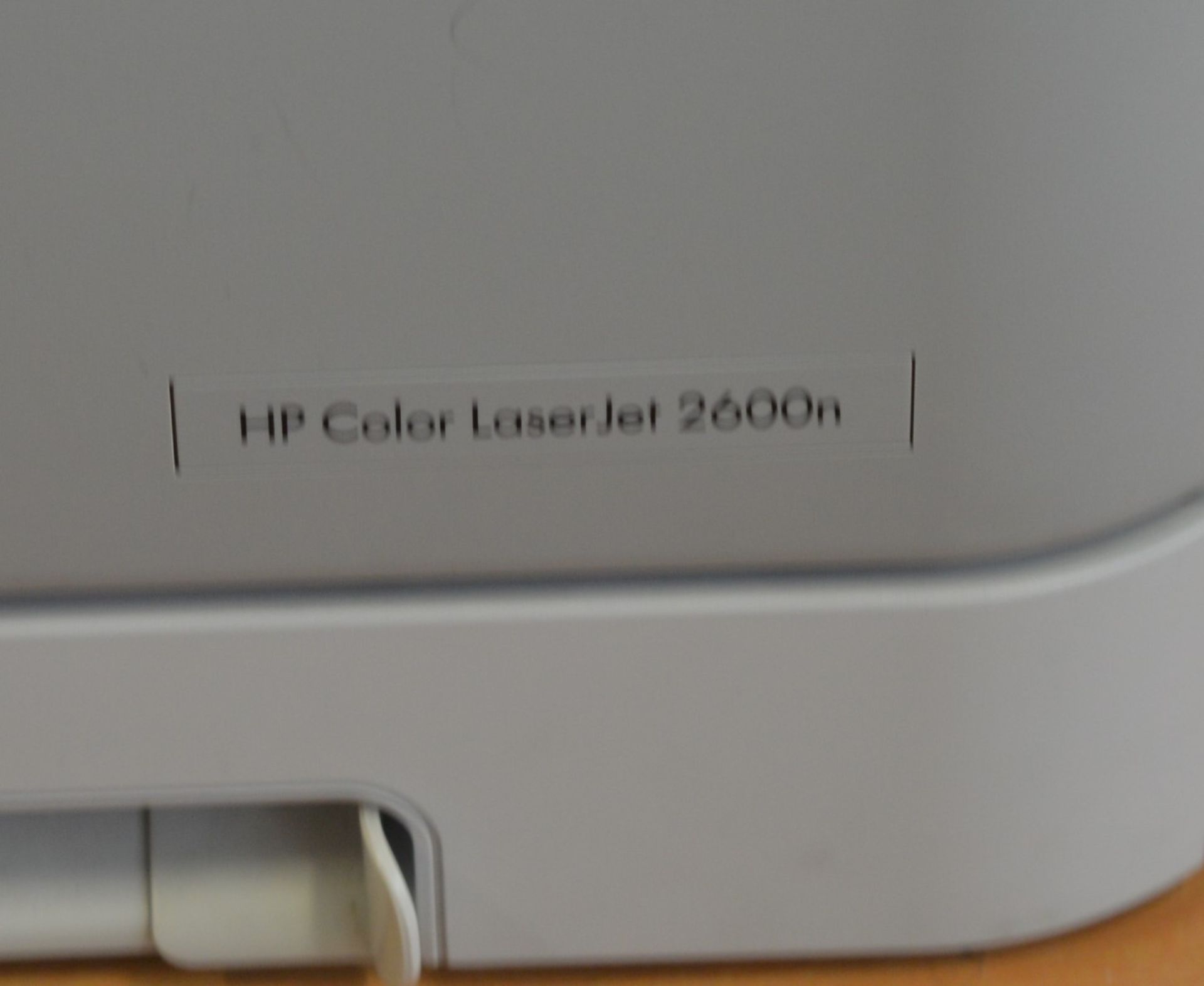 1 x HP Colour Laserjet Office Printer - Model 2600n - From Working Office Environment - Quickly - Image 2 of 3