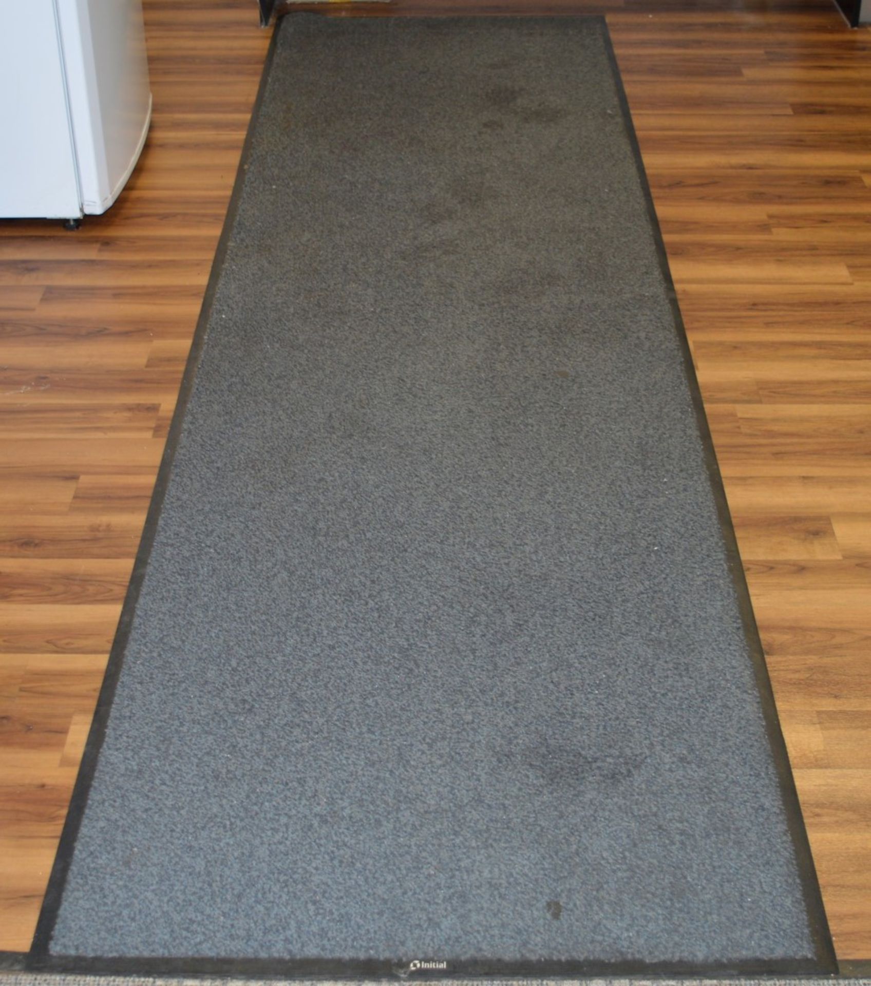 1 x Initial Entrance Floor Mat - Dark Grey With Rubber Backing - Fire Resistant - Helps Prevent - Image 3 of 4