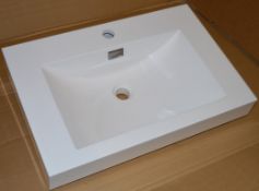10 x Vogue Bathrooms JUNO Single Tap Hole Inset Sink Basins - 600mm Width - Product Code 1VFJU60 -