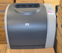 1 x HP Colour Laserjet Office Printer - Model 2550n - From Working Office Environment - Quickly