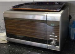 1 x Kenwood Microwave Oven - Silver Finish - Model SJ/SS28 - H32 x W46 x D32 cms - Ref SB012 - CL106